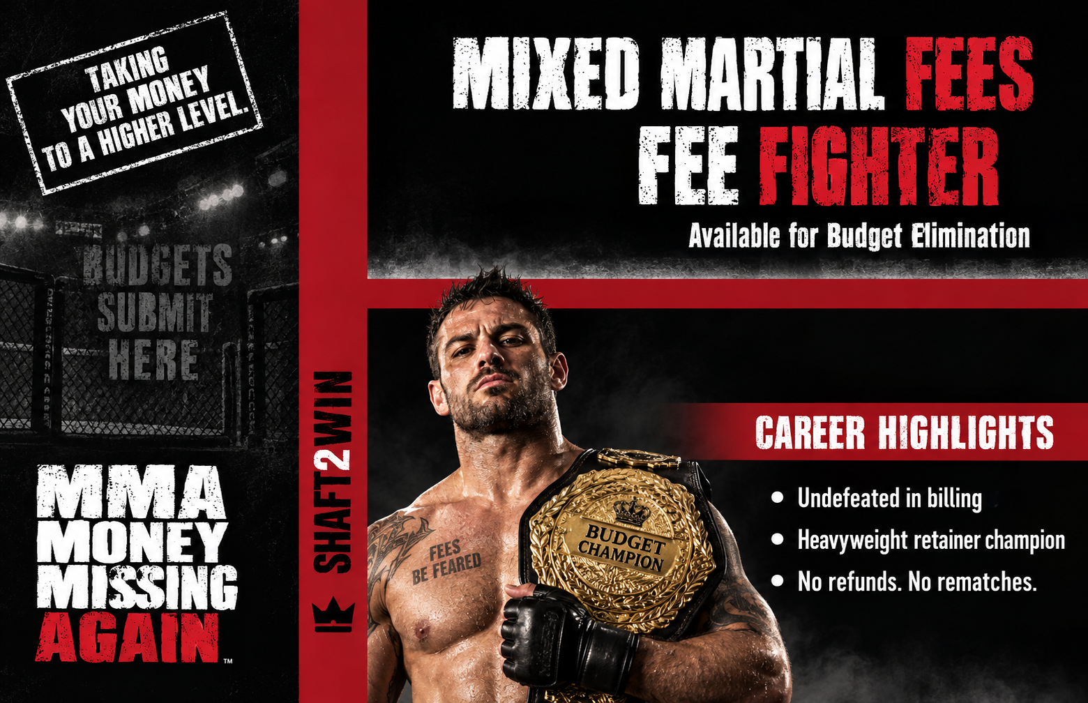 Fee Fighter — fictional sports parody
